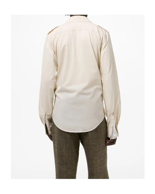 Our Legacy Natural Lean Chest-Pockets Shirt for men
