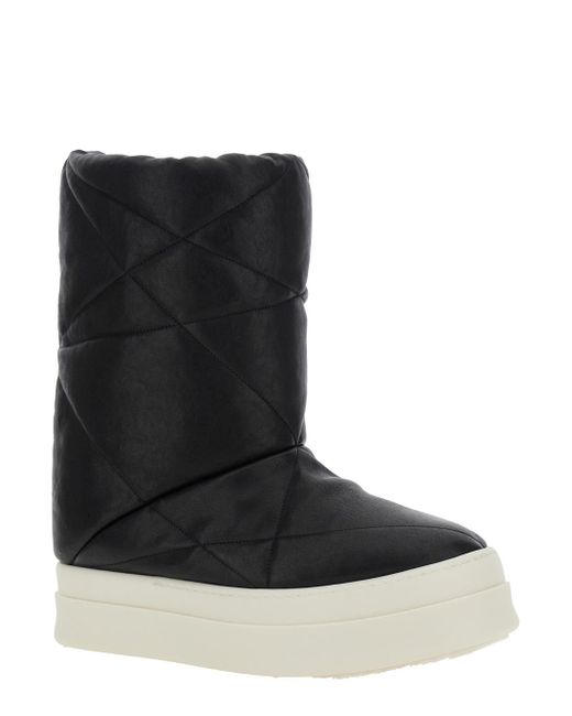 Rick Owens Black Mega Bumper Lunar Boots for men