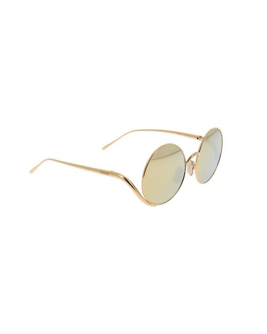 Loewe Metallic Round Frame Sunglasses
