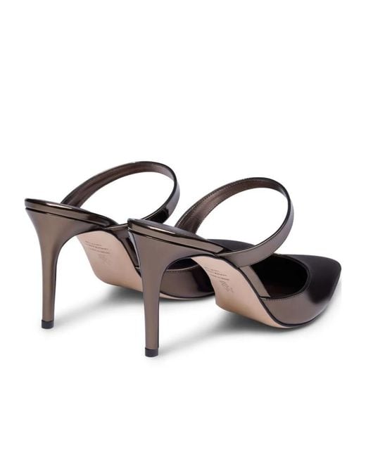 Stuart Weitzman Brown Stuart Power Mule 85