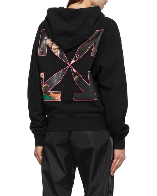 Off-White c/o Virgil Abloh White Diag Spray Caravaggio Hoodie for men