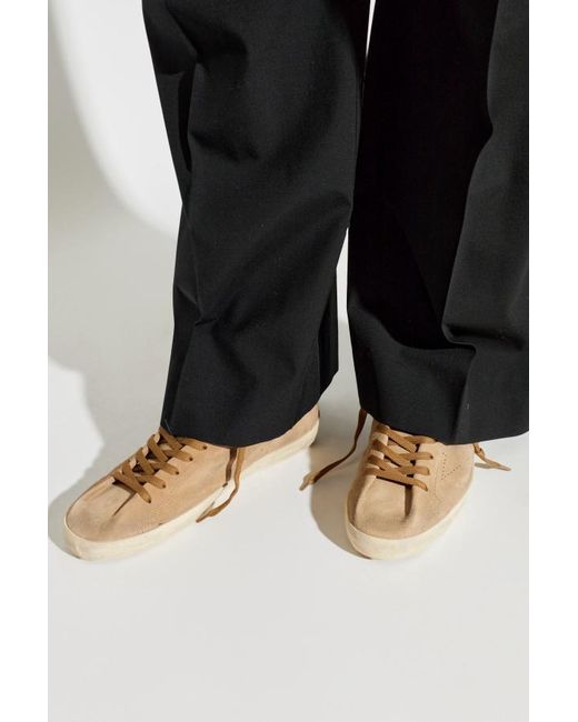 Golden Goose Deluxe Brand Brown Super Star Low-Top Sneakers for men