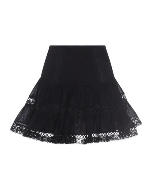Charo Ruiz Black Hortens Mini Skirt