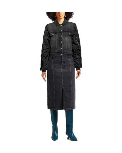 Ganni Black Denim Outerwear