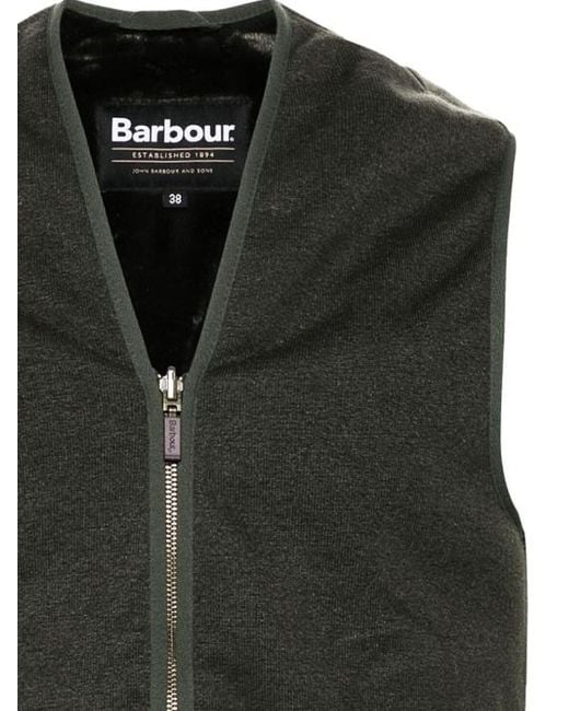 Barbour Black Zip-Up Padded Gilet for men