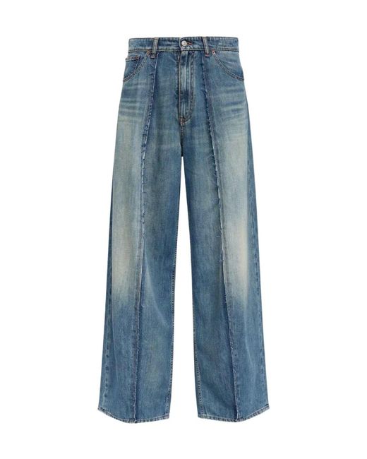 MM6 by Maison Margiela Blue Belt Loop Jeans for men