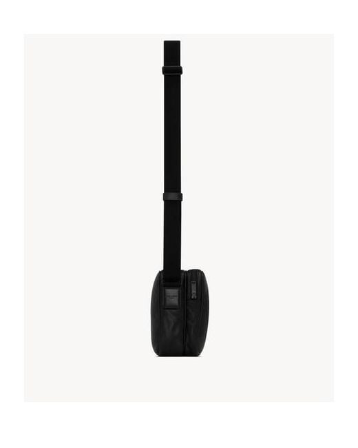 Saint Laurent White Niki Zip-Up Camera Bag for men