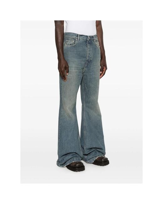 Rick Owens Blue Bolan Bootcut Jeans for men