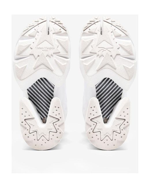 Maison Margiela White X Reebok Tabi Instapump Fury Hi Boots