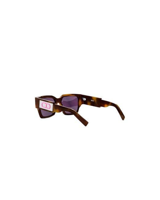 Dior Purple Logo Sunglasses