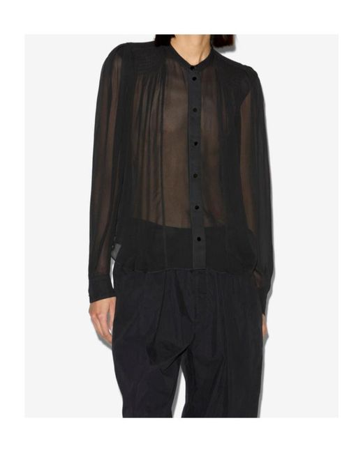 Isabel Marant Blue Noeline Blouse