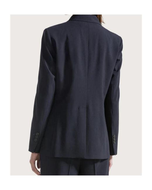 Seventy Blue Double-Breasted Jacket