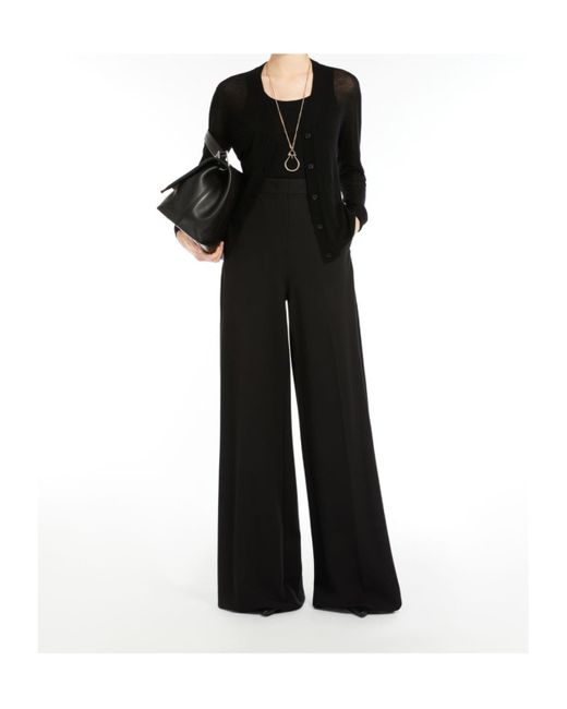 Max Mara Black Wool Cardigan