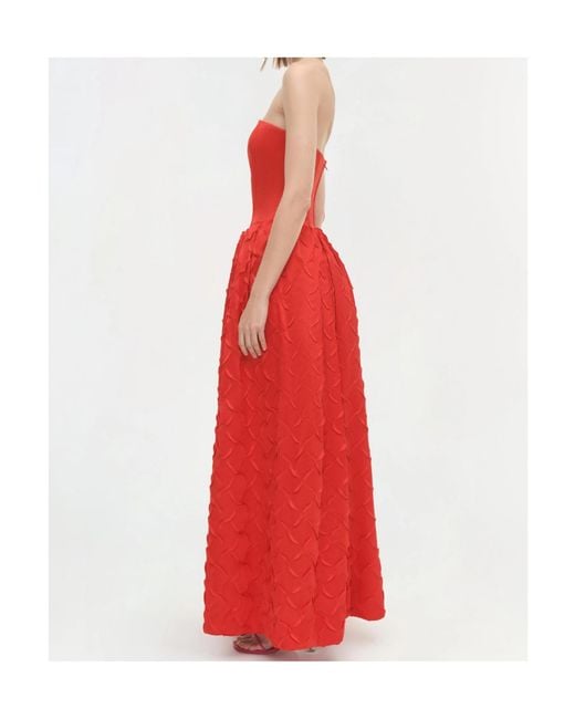 Jonathan Simkhai Red Azriel Gown