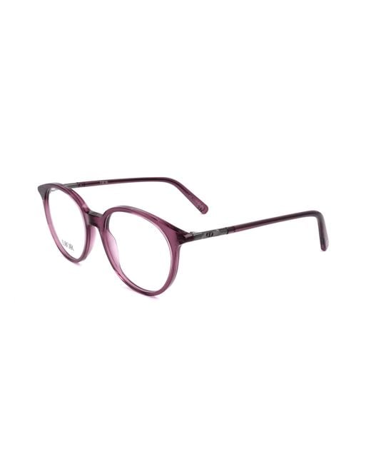Dior White Full-Rimmed Plano Lenses
