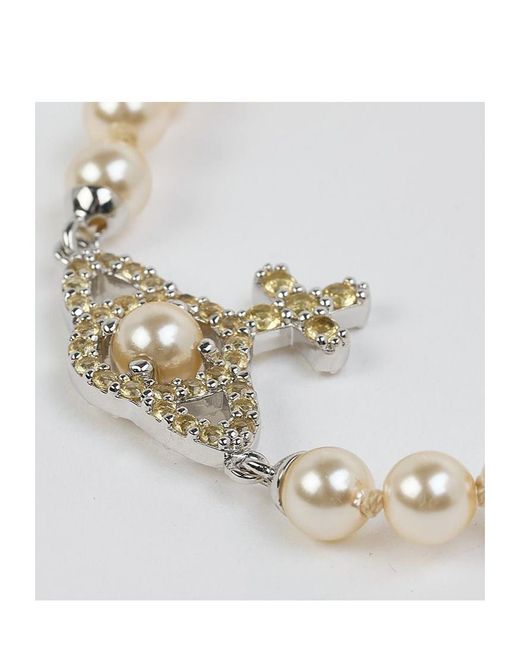 Vivienne Westwood Metallic Saturn-Themed Bracelet
