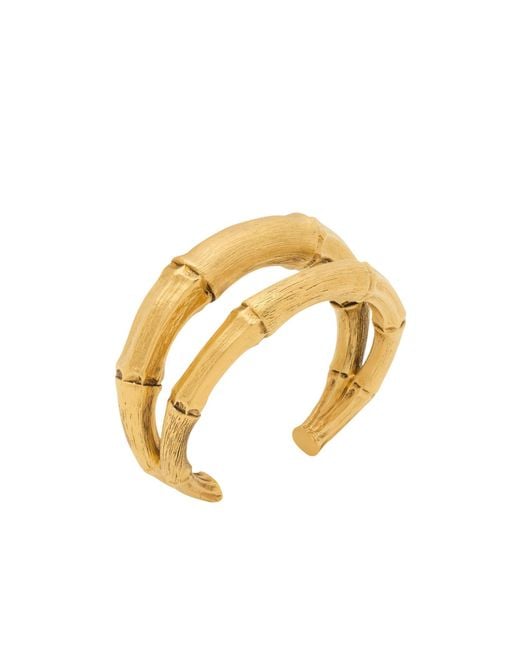 Saint Laurent Metallic Open Bracelet