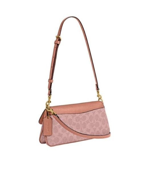 COACH Pink Jet 25 Flap Shoulder Bag