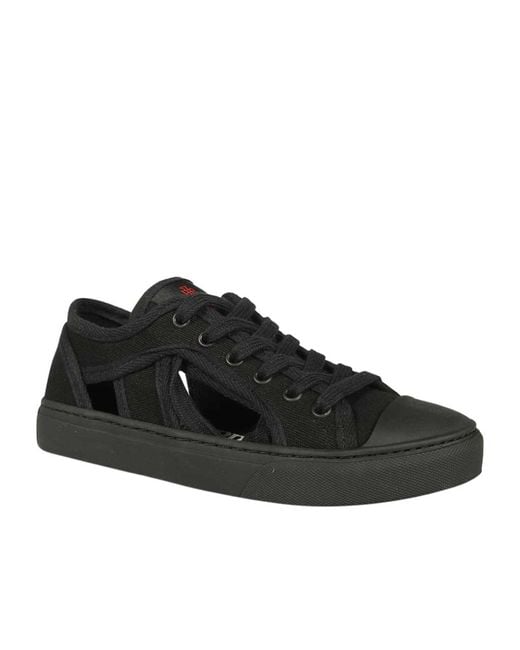 Vivienne Westwood Black Round Head Low-Cut Casual Shoes