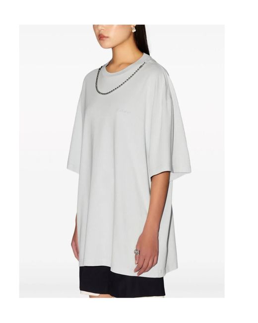 Ambush White Ballchain Crewneck T-Shirt for men