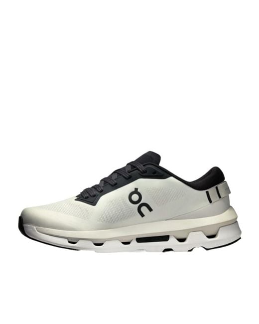 On Shoes Gray Cloudzone Lace-Up Sneakers