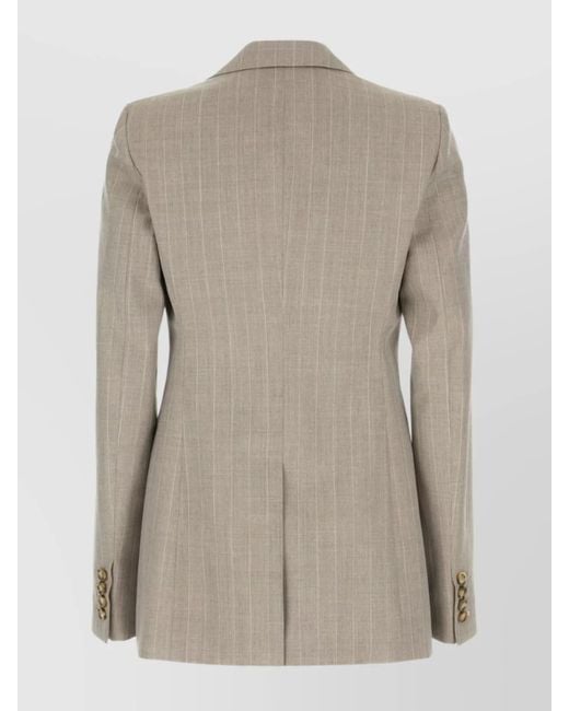 Stella McCartney Gray Long-Sleeved Suit Jacket