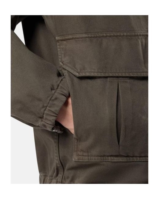 Stone Island Green Denim Coach Jacket for men