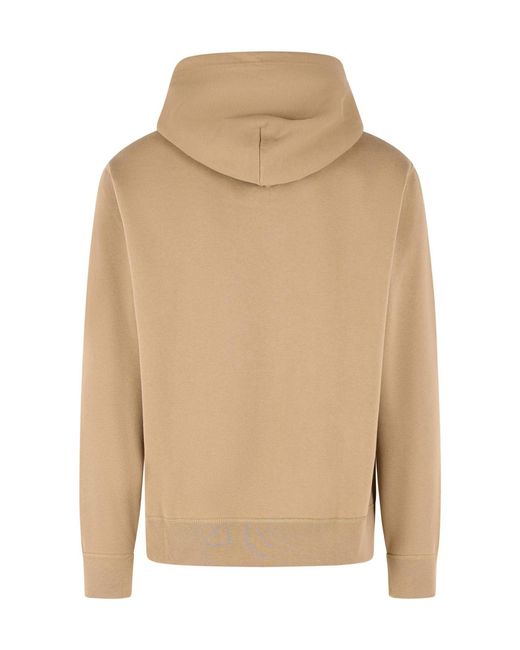 Polo Ralph Lauren Natural Logo Hooded Sweater for men