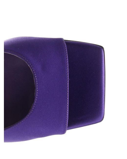 The Attico Purple The Devon Heeled Mules