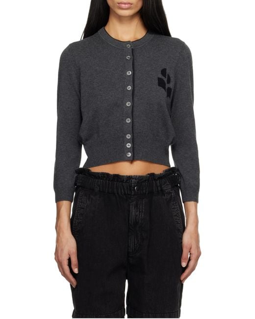 Isabel Marant Blue Isabel Marant Étoile Lona Crewneck Cardigan