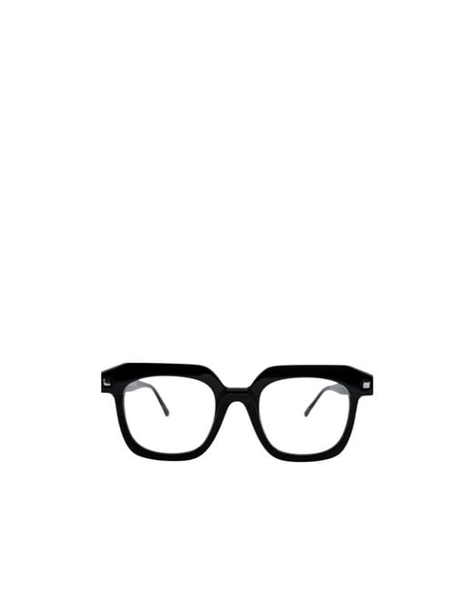 Kuboraum White Full-Rimmed Plano Lenses for men