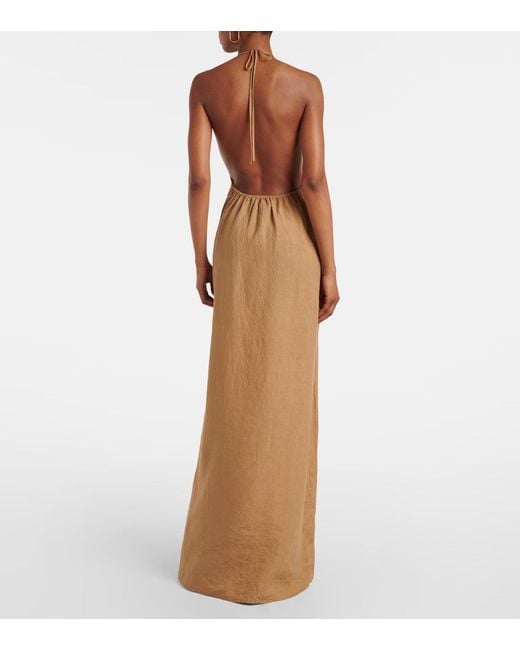 Nili Lotan Natural Maxi Dress