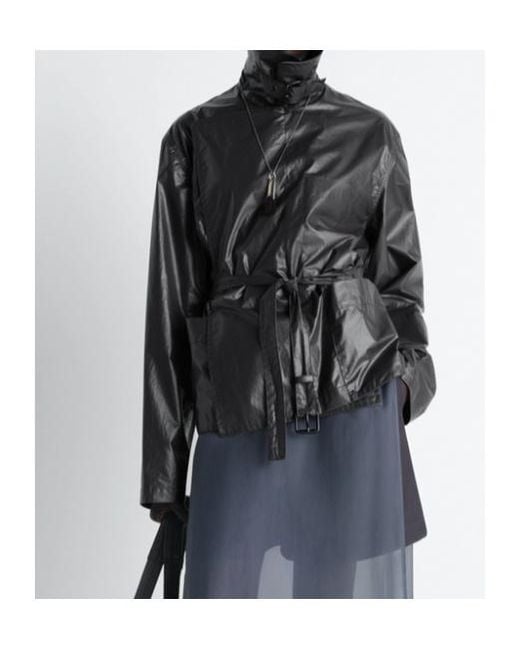 Lemaire Black Light Wrap Jacket