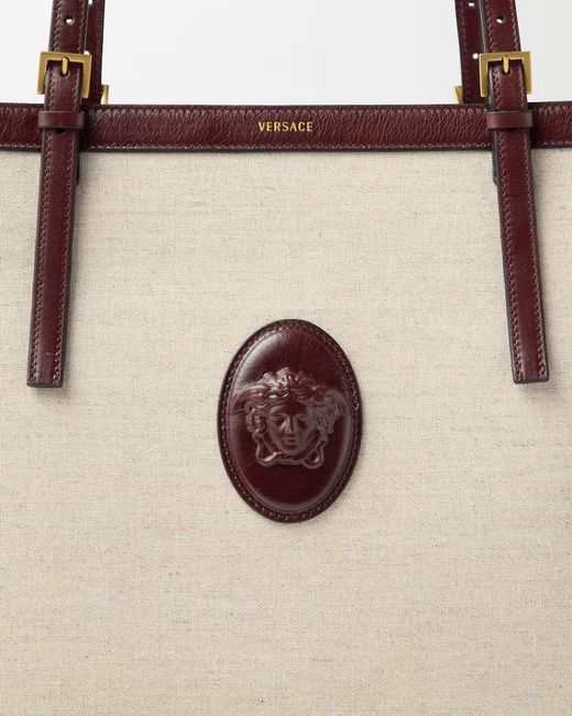 Versace Natural Rivière Large Tote Bag