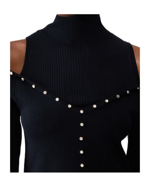 Liu Jo Black Short Knit Dress