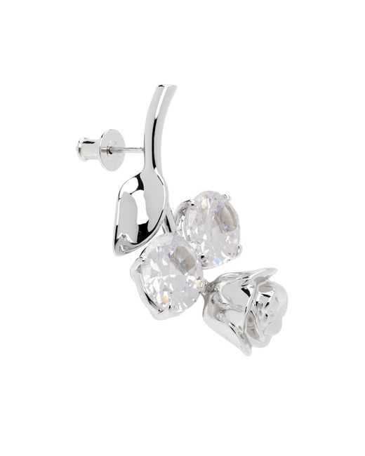 ShuShu/Tong White Pattern Earrings
