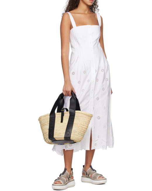 Chloé Black Medium Sense Tote Bag
