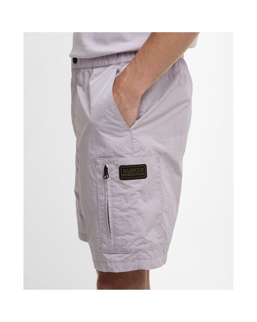Barbour Blue Logo-Detail Shorts for men