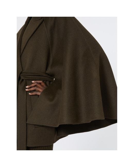 Max Mara Brown Verna Oversized Belted Coat