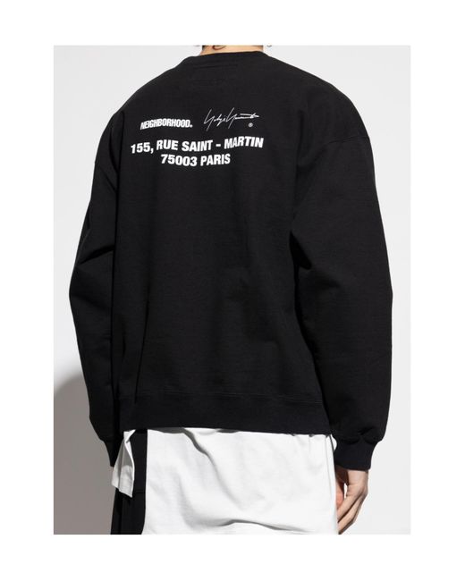 Yohji Yamamoto Black Long-Sleeved Sweater for men