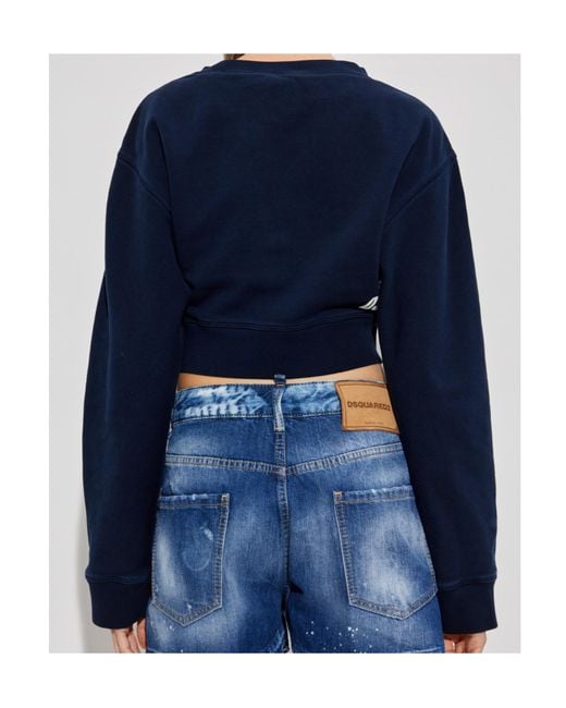 DSquared² Blue Sweatshirts