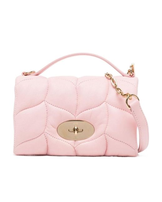 Mulberry Pink Quilted Mini Shoulder Bag