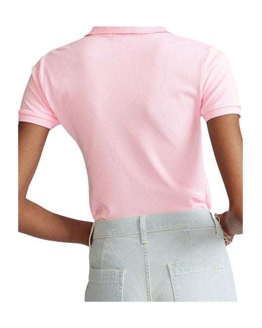 Polo Ralph Lauren Pink Slim Fit Polo T-Shirt