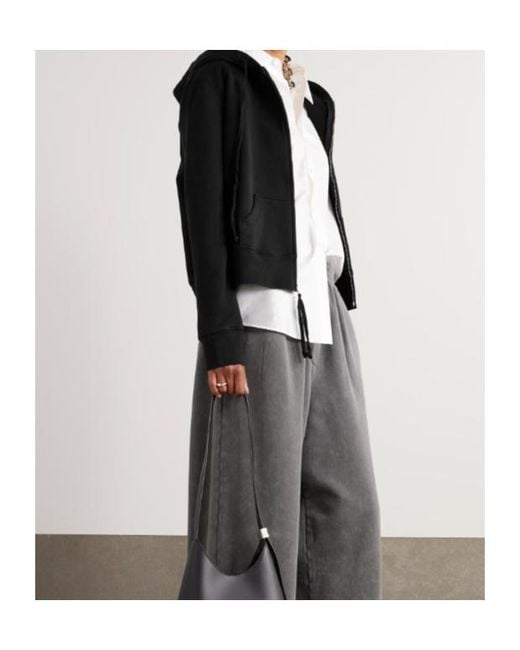 Nili Lotan Black Long-Sleeved Hoodie