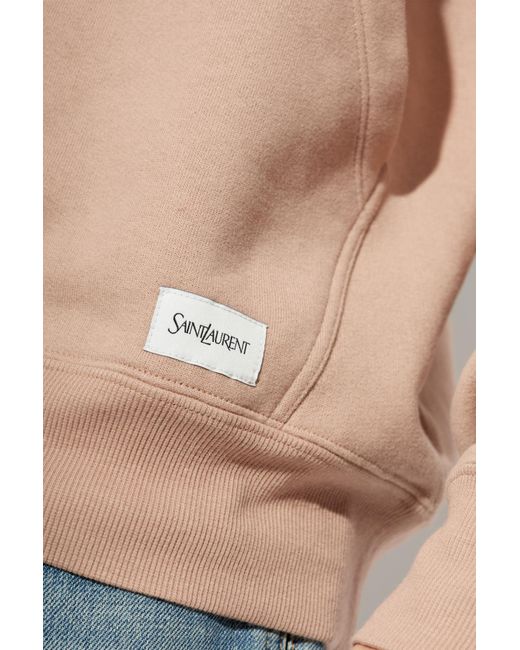 Saint Laurent Natural Oversized Hoodie for men