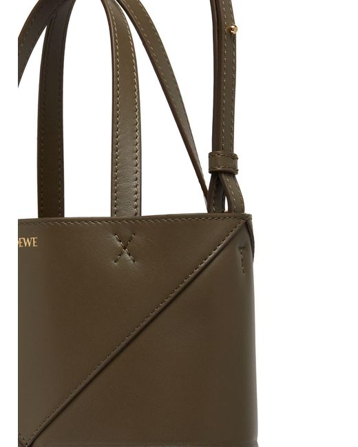 Loewe Brown Puzzle Mini Shoulder Bag