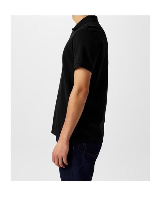 AMI Black Adc Polo for men
