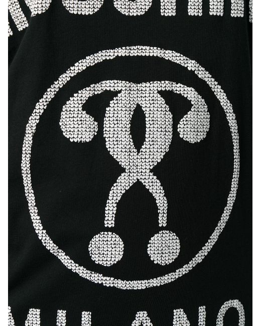 Moschino Black Logo Printed T-Shirt