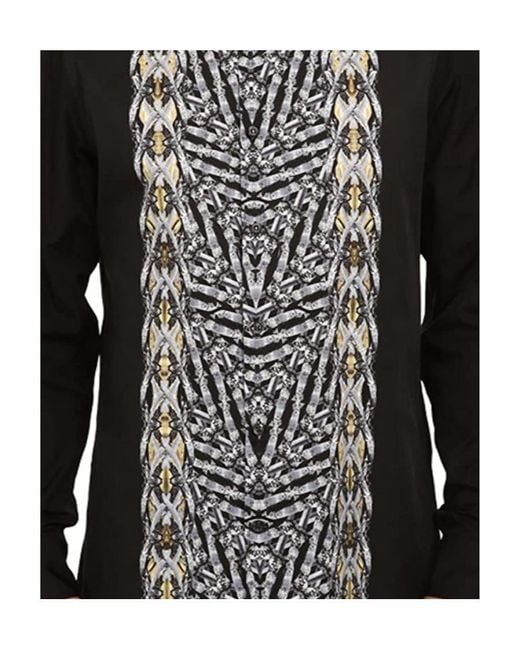 Just Cavalli Black Printed Shirt for men