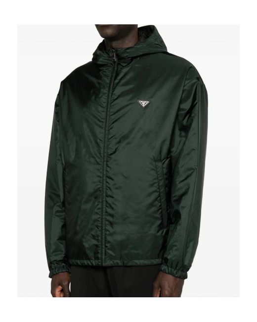 Prada Green Jackets for men